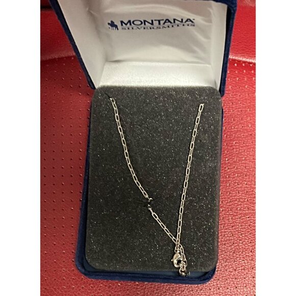 Montana Silversmiths Cross Necklace Stamped Studded Southwest Y2K - Picture 3 of 3